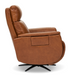 Flexsteel Cove Leather Power Swivel Recliner with Power Headrest, Lumbar, Heat, & Massage - Furniture World SW (WA)