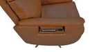 Flexsteel Cove Leather Power Swivel Recliner with Power Headrest, Lumbar, Heat, & Massage - Furniture World SW (WA)