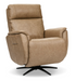 Flexsteel Cove Leather Power Swivel Recliner with Power Headrest, Lumbar, Heat, & Massage - Furniture World SW (WA)