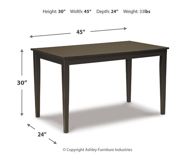 Kimonte Dining Table - Furniture World SW (WA)