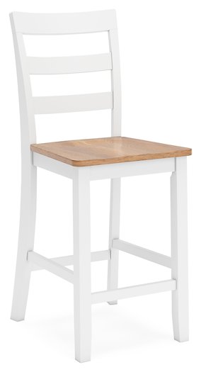 Gesthaven Counter Height Dining Table and 4 Barstools (Set of 5) - Furniture World SW (WA)