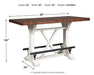 Valebeck Counter Height Dining Table - Furniture World SW (WA)