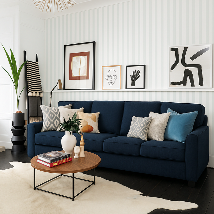 Stanton 643 Extra Long Sofa - Shown in Lux Pewter - Furniture World SW (WA)