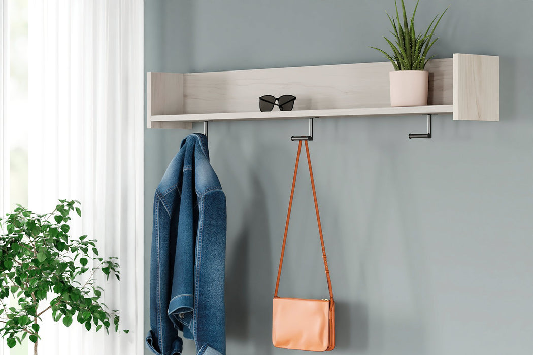 Socalle Wall Mounted Coat Rack with Shelf - Furniture World SW (WA)