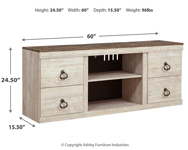 Willowton 4-Piece Entertainment Center - Furniture World SW (WA)