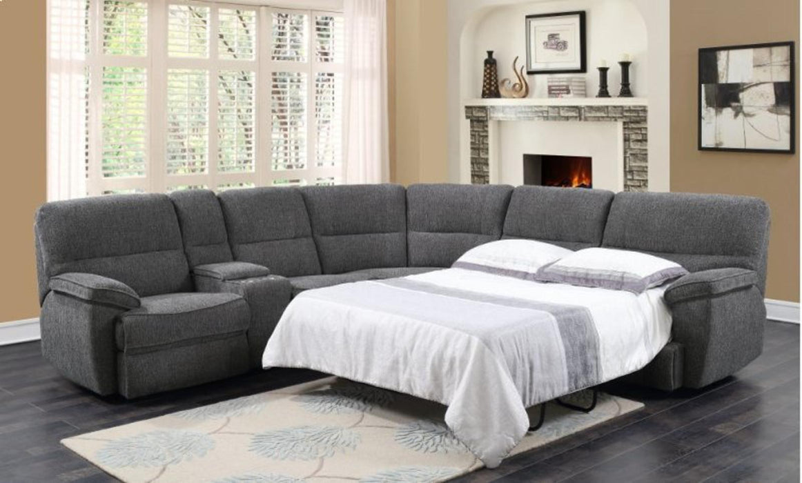Emerald Home Aurora Sectional Set in Platinum - Furniture World SW (WA)