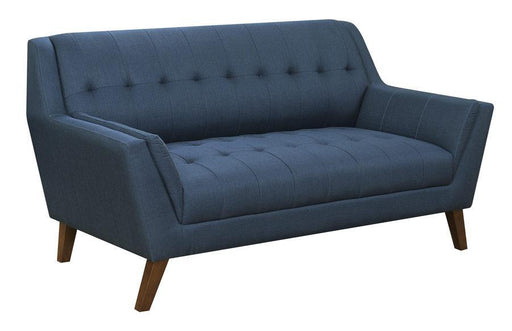Emerald Home Furnishings Binetti Loveseat in Navy - Furniture World SW (WA)