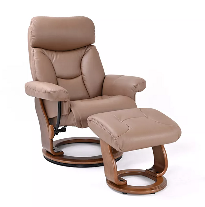 Emmie II - Stressless Recliner with Ottoman by Benchmaster - Furniture World SW (WA)
