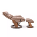 Emmie II - Stressless Recliner with Ottoman by Benchmaster - Furniture World SW (WA)