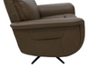 Flexsteel Haven Leather Power Swivel Recliner with Power Headrest, Lumbar, Heat, Massage & Ventilation - Furniture World SW (WA)