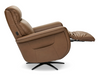 Flexsteel Haven Leather Power Swivel Recliner with Power Headrest, Lumbar, Heat, Massage & Ventilation - Furniture World SW (WA)
