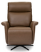 Flexsteel Haven Leather Power Swivel Recliner with Power Headrest, Lumbar, Heat, Massage & Ventilation - Furniture World SW (WA)