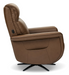 Flexsteel Haven Leather Power Swivel Recliner with Power Headrest, Lumbar, Heat, Massage & Ventilation - Furniture World SW (WA)