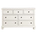 Laurelin 7 Drawer Dresser in White 1714W-5 image