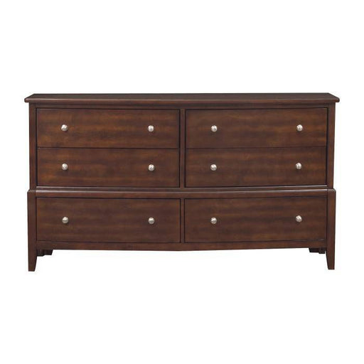 Homelegance Cotterill 6 Drawer Dresser in Cherry 1730-5 image