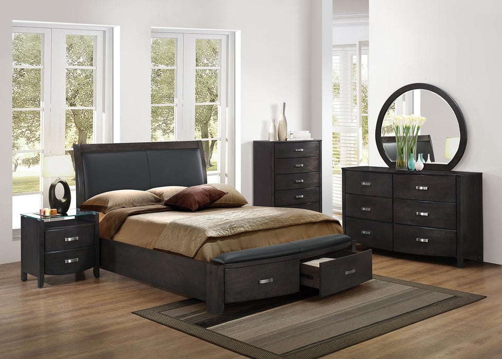 Lyric 6 Drawer Dresser in Brownish Gray 1737NGY-5