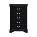 Homelegance Mayville 5 Drawer Chest in Black 2147BK-9 image