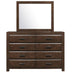 Homelegance Furniture Erwan Mirror in Dark Walnut 1961-6 - Furniture World SW (WA)