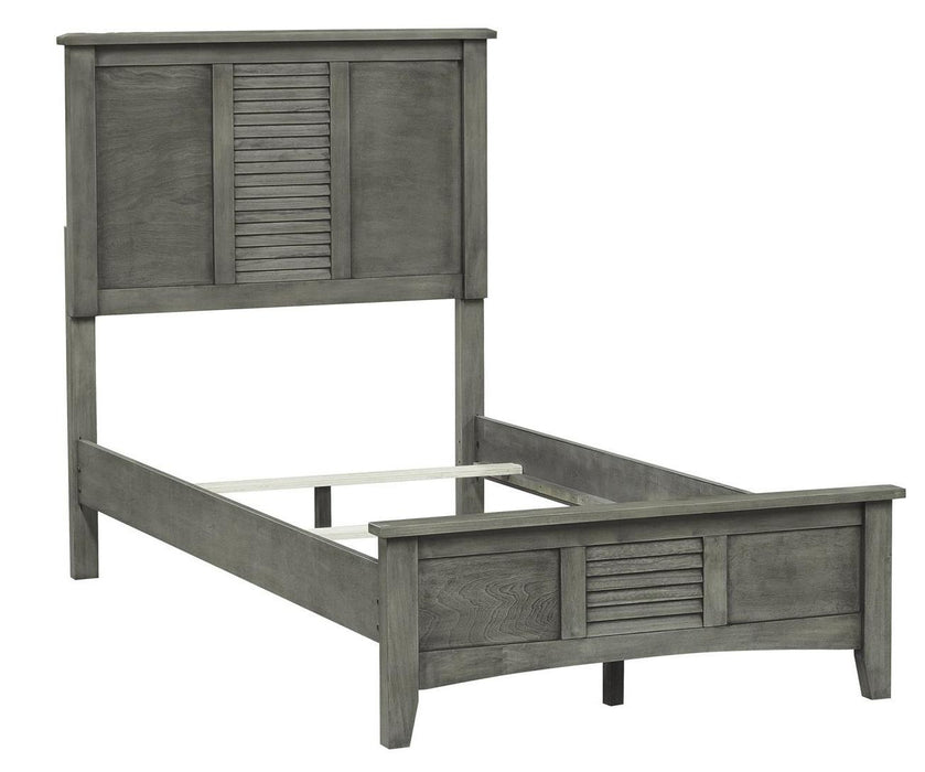 Garcia Twin Panel Bed in Gray 2046T-1