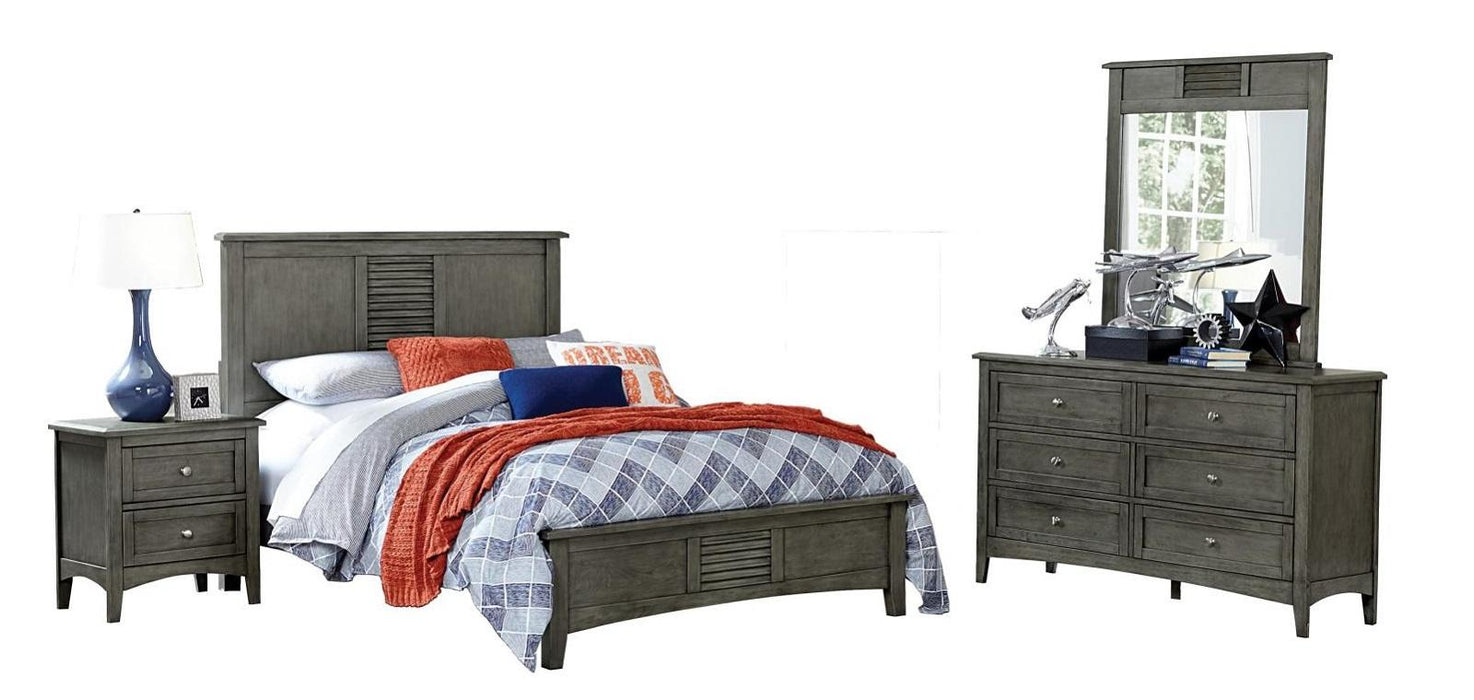 Garcia Full Panel Bed in Gray 2046F-1