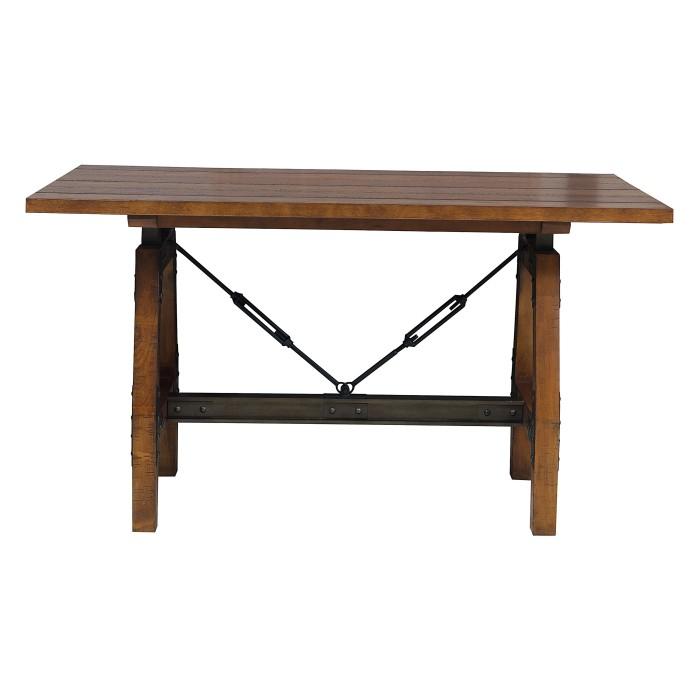 Homelegance Holverson Counter Height Table in Rustic Brown 1715-36 image