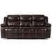 Homelegance Furniture Bastrop Double Reclining Sofa in Brown 8230BRW-3 image