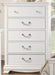 Homelegance Lucida 5 Drawer Chest in White 2039W-9 - Furniture World SW (WA)