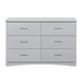 Orion 6 Drawer Dresser in Gray B2063-5 image