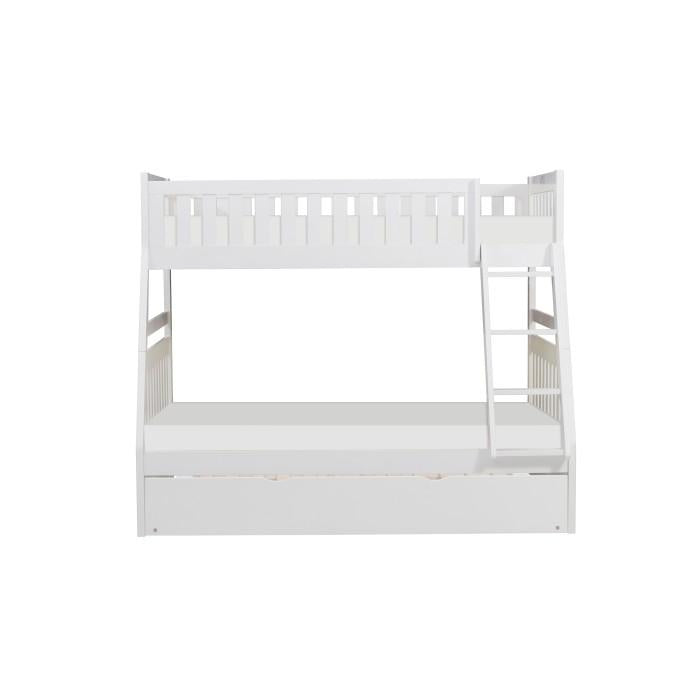 Galen Twin/Full Bunk Bed w/ Twin Trundle in White B2053TFW-1*R image