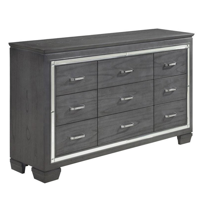 Homelegance Allura Dresser in Gray 1916GY-5 - Furniture World SW (WA)