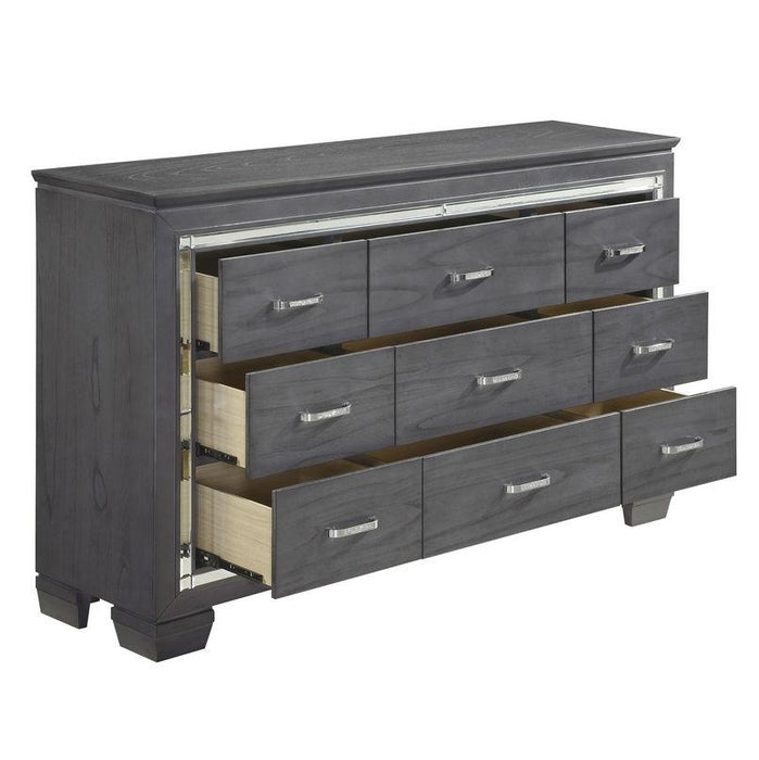 Homelegance Allura Dresser in Gray 1916GY-5 - Furniture World SW (WA)