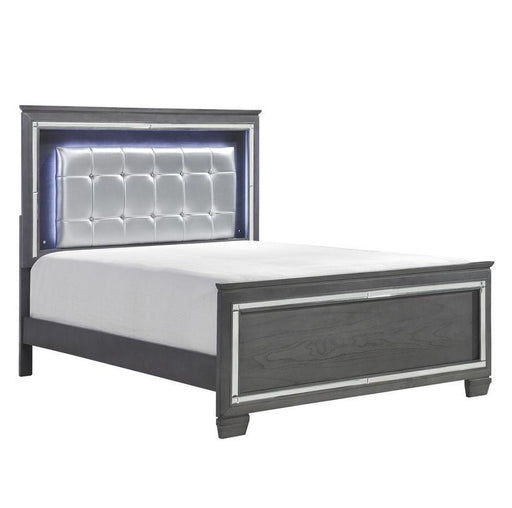 Homelegance Allura Queen Panel Bed in Gray 1916GY-1* - Furniture World SW (WA)