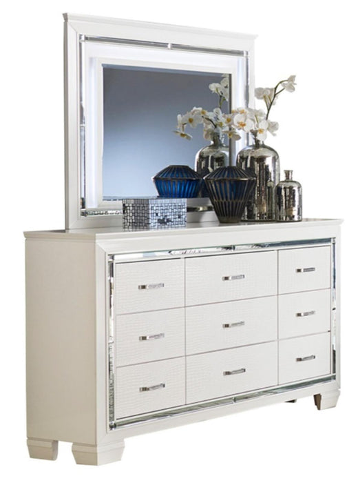 Homelegance Allura Mirror in White 1916W-6 - Furniture World SW (WA)