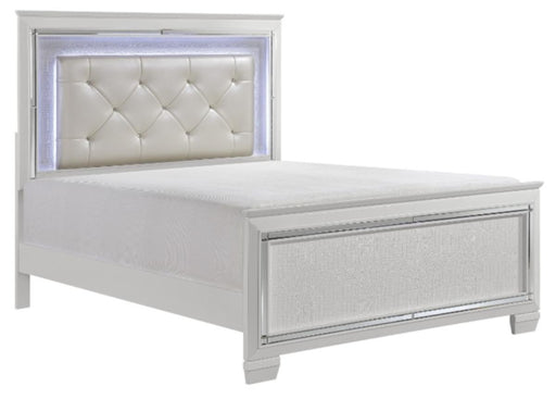 Homelegance Allura King Panel Bed in White 1916KW-1EK* - Furniture World SW (WA)