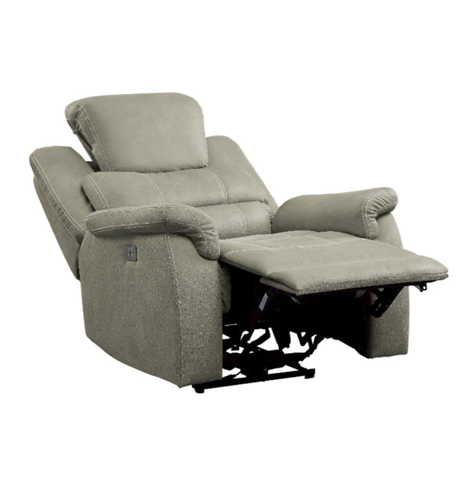 Shola Power Reclining Chair in Gray