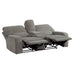 Homelegance Furniture Borneo Power Double Reclining Loveseat in Mocha - Furniture World SW (WA)