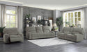 Homelegance Furniture Borneo Power Double Reclining Loveseat in Mocha - Furniture World SW (WA)