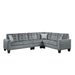 Homelegance Furniture Lantana 2-Piece Reversible Sectional in Gray 9957GY*SC image