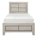 Quinby Twin Panel Bed in Light Brown 1525T-1 image