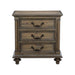 Homelegance Furniture Rachelle 3 Drawer Nightstand in Weathered Pecan 1693-4 image