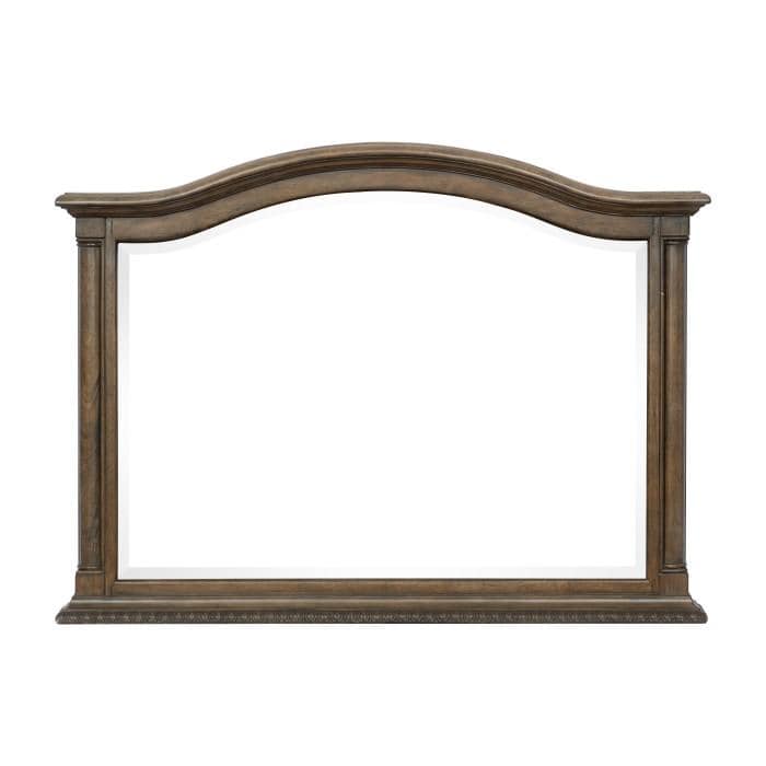 Homelegance Furniture Rachelle Mirror in Weathered Pecan 1693-6 image