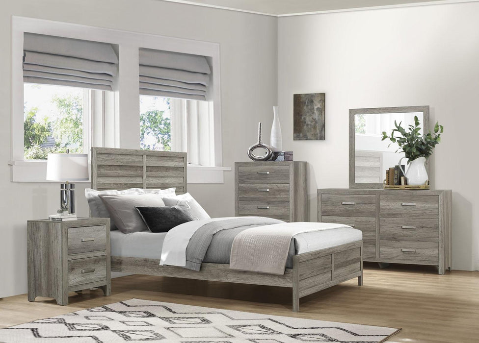 Mandan 6 Drawer Dresser in Weathered Gray 1910GY-5