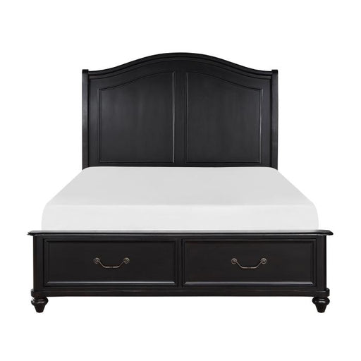 Herman (3) California King Platform Bed with Footboard Storage image