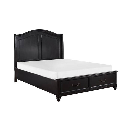 Herman (3) Queen Platform Bed with Footboard Storage - Furniture World SW (WA)