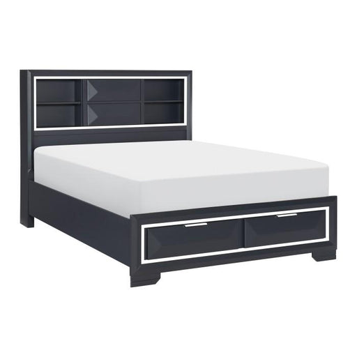 Rosemont (3) Queen Platform Bed with Footboard Storage - Furniture World SW (WA)