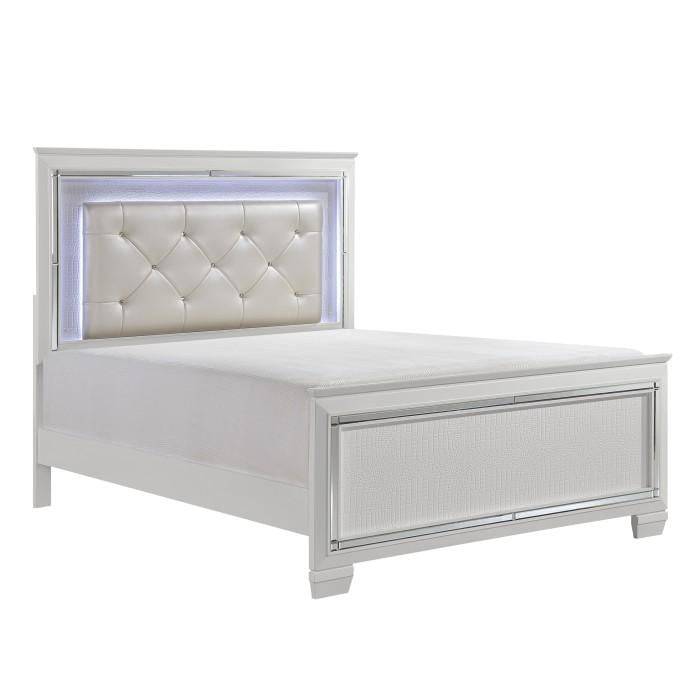 Allura (3)California King Bed, LED Lighting - Furniture World SW (WA)