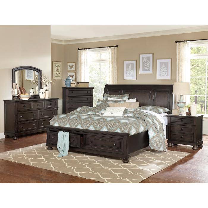 Begonia (3)California King Platform Bed with Footboard Storage - Furniture World SW (WA)