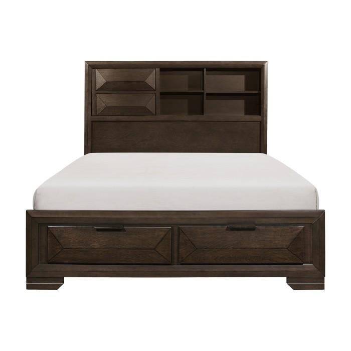 Chesky (3)California King Platform Bed with Footboard Storage image