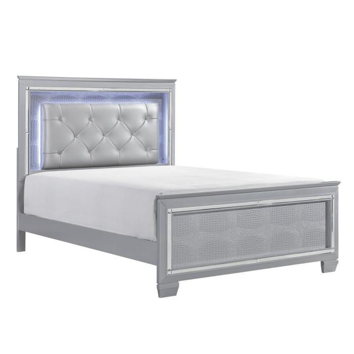 Allura (3)Eastern King Bed, LED Lighting - Furniture World SW (WA)