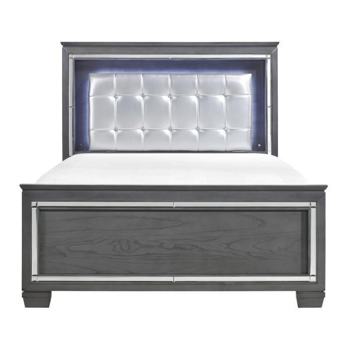 Allura (3)Eastern King Bed, LED Lighting - Furniture World SW (WA)